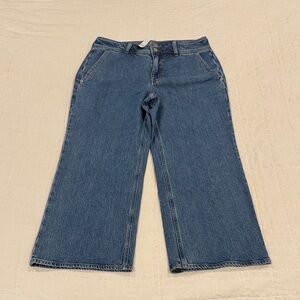 J crew Slim-wide jean with stacked buttons